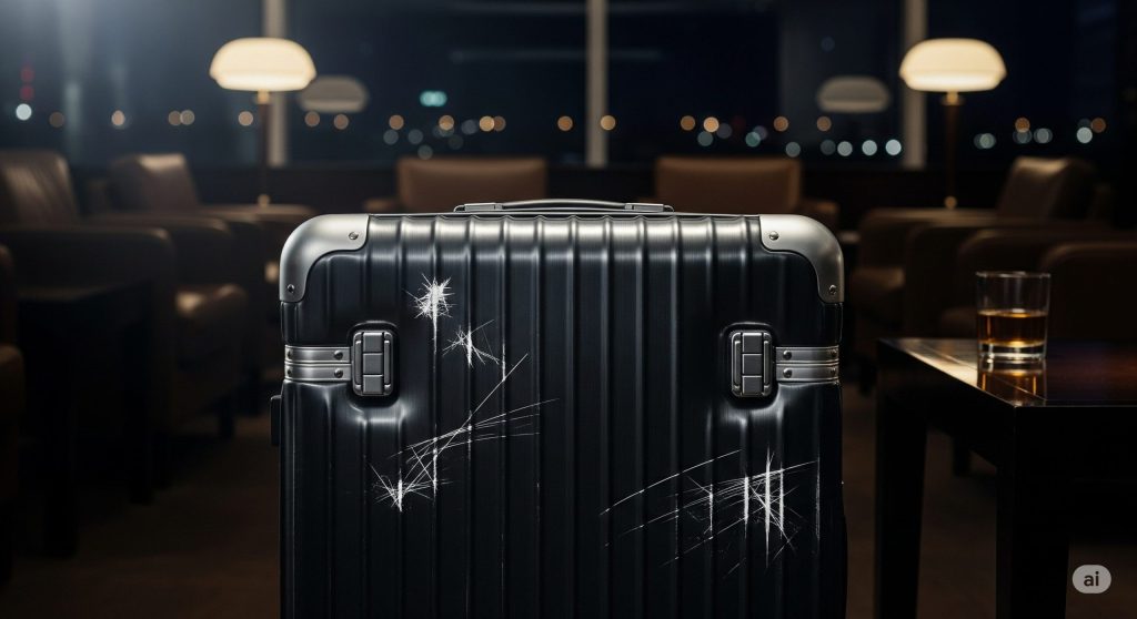 リモワ黒アルミ傷