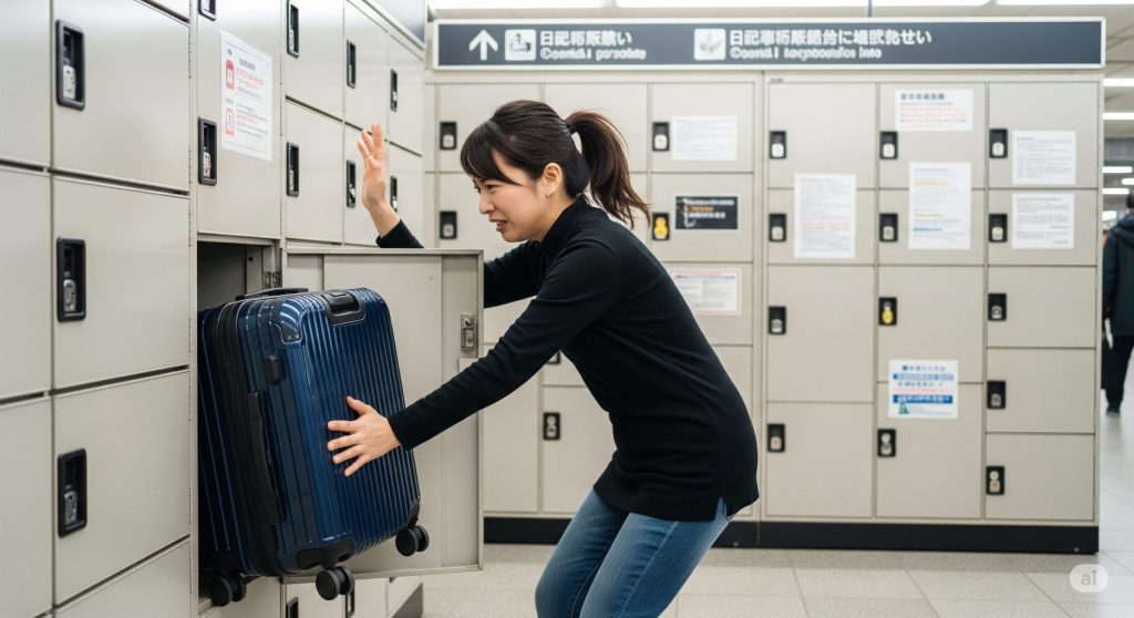 スーツケース コインロッカー 入らない