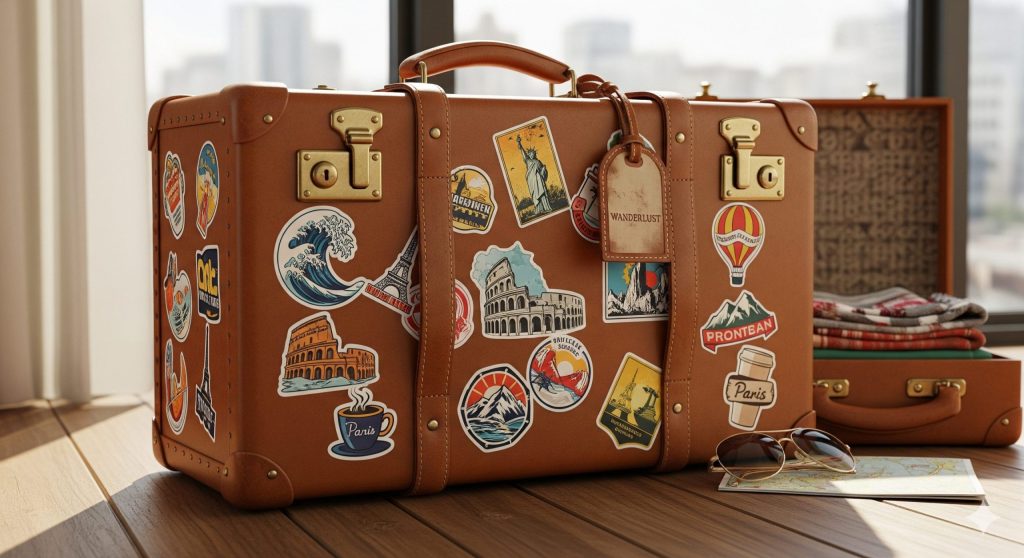 スーツケース ステッカー 貼ってはいけない