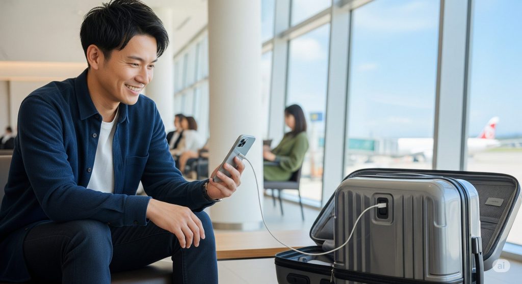 スーツ ケース USB