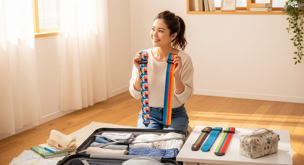 スーツケース ベルト 日本人だけ