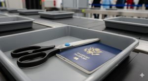 飛行機 はさみ スーツケース