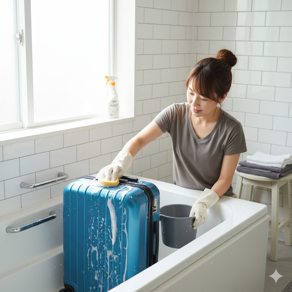 スーツケース 丸洗い