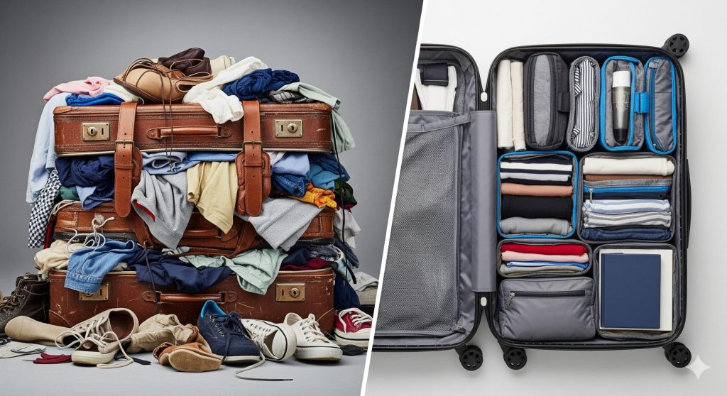 スーツケース パンパン