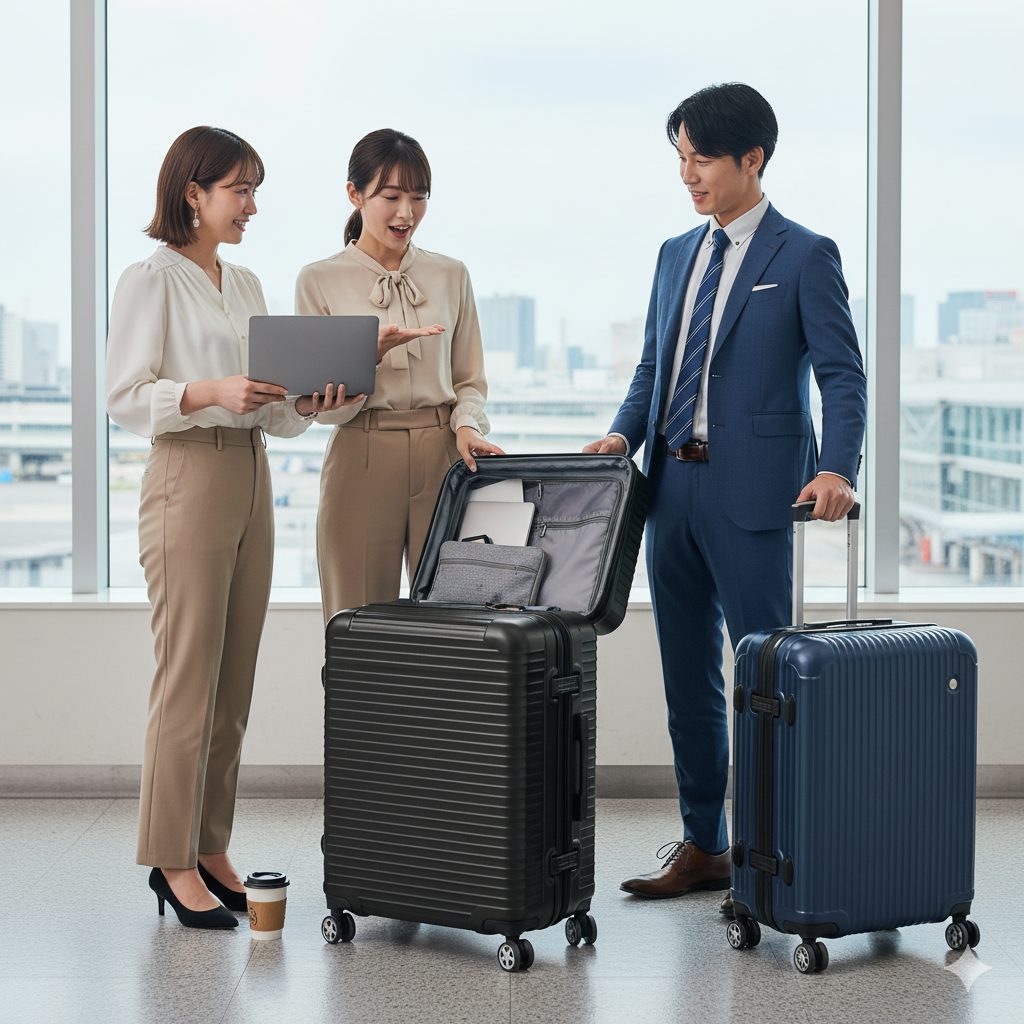 スーツケース フロントオープン 危ない