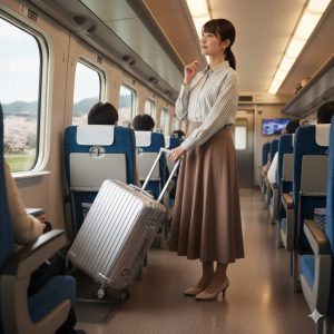 新幹線 キャリーケース 上に置けない