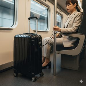 スーツケース 動かないようにする