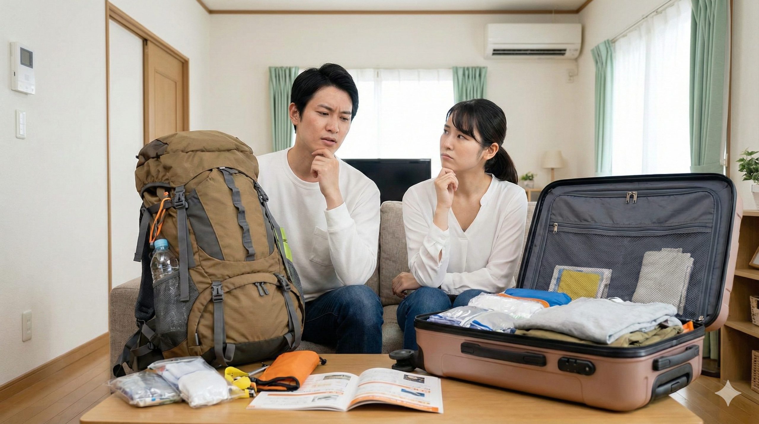防災グッズ リュック キャリー どっち