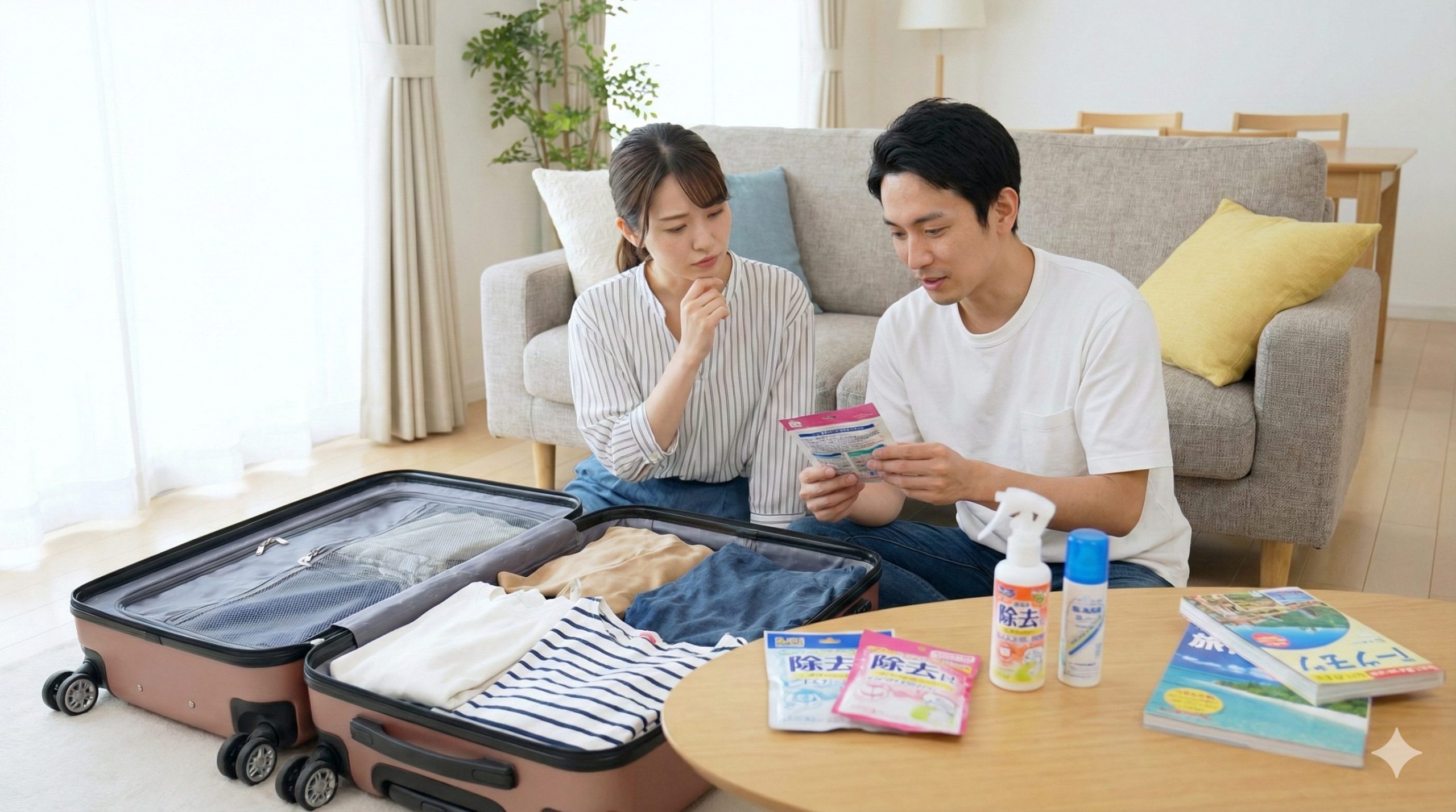 トコジラミ 防虫剤 スーツケース